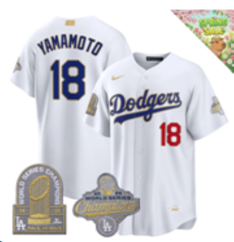 Men 2026 Los Angeles Dodgers #18 Yamamoto white Game Nike MLB Jersey 0504001